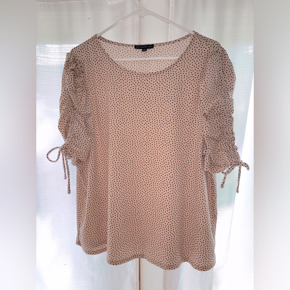 Polka dot blouse